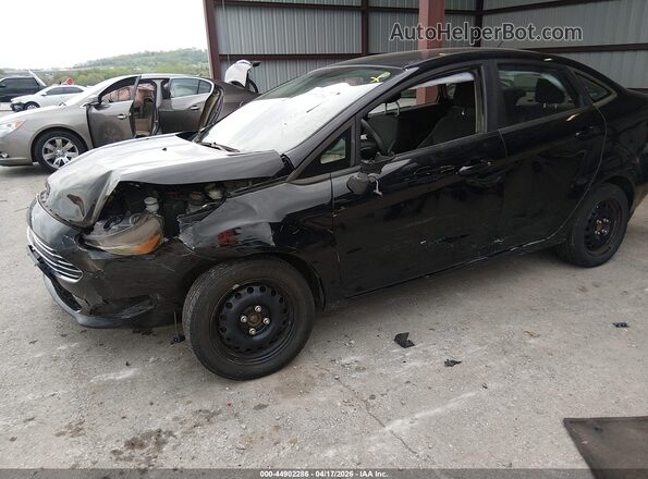 3FADP4AJ7HM117262 2017 FORD FIESTA Black Առջևի ձախ երեք քառորդ տեսարան