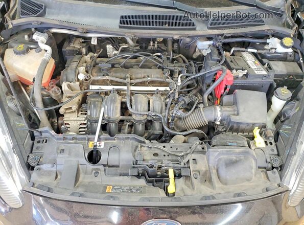 3FADP4AJ8KM154232 2019 FORD FIESTA Black Вид задньої частини салону