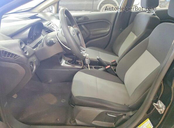3FADP4AJ8KM154232 2019 FORD FIESTA Black Вид салону спереду