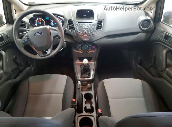 3FADP4AJ8KM154232 2019 FORD FIESTA Black Вид панелі приладів