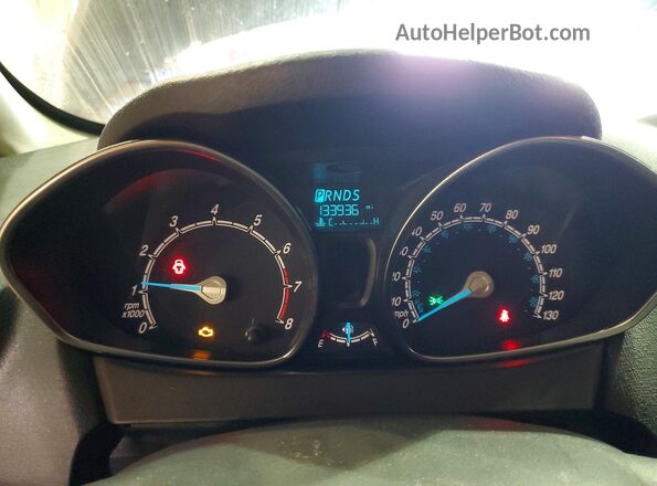 3FADP4BJ1JM113714 2018 FORD FIESTA Серый Вид щитка приборов