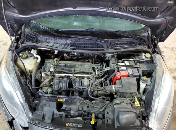 3FADP4BJ1JM113714 2018 FORD FIESTA Серый Вид задней части салона