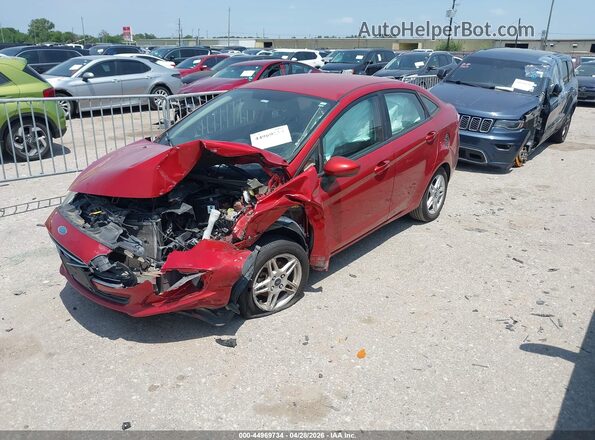 3FADP4BJ3JM142647 2018 FORD FIESTA Красный Передняя левая четверть
