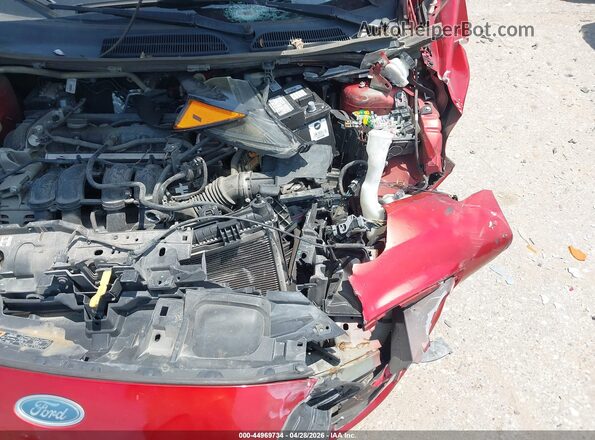3FADP4BJ3JM142647 2018 FORD FIESTA Красный Вид задней части салона