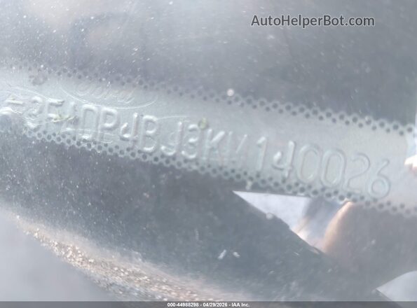 3FADP4BJ3KM140026 2019 FORD FIESTA Gray Вид підкапотного простору