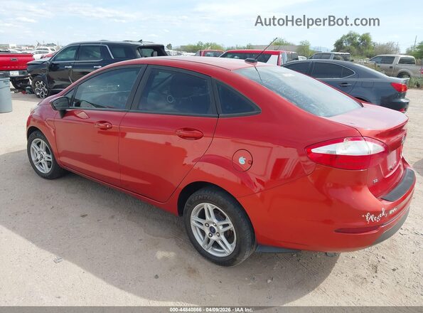3FADP4BJ3KM166142 2019 FORD FIESTA Red Tył lewy