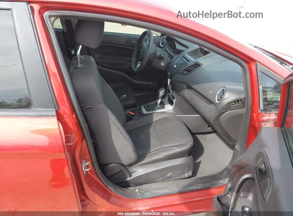 3FADP4BJ3KM166142 2019 FORD FIESTA Red Widok wnętrza z przodu
