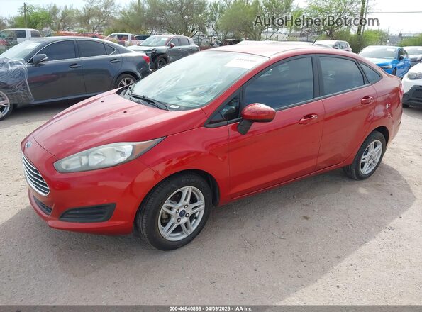 3FADP4BJ3KM166142 2019 FORD FIESTA Red Przód lewy
