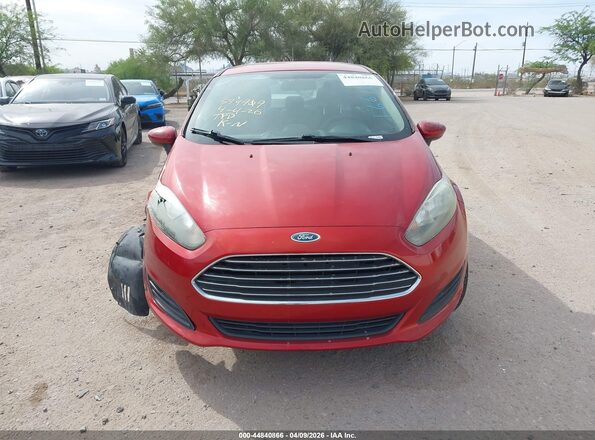 3FADP4BJ3KM166142 2019 FORD FIESTA Red Widok deski rozdzielczej
