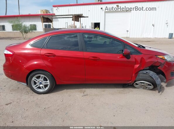 3FADP4BJ3KM166142 2019 FORD FIESTA Red Widok zestawu wskaźników