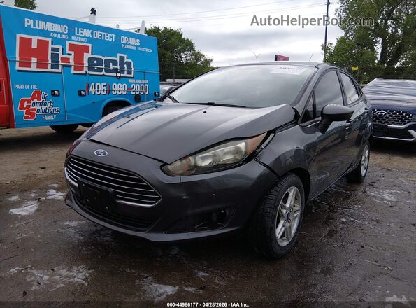 3FADP4BJ4JM144066 2018 FORD FIESTA Gray წინა მარცხენა ხედი სამი მეოთხედიდან