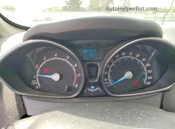 3FADP4BJ4KM144201 2019 FORD FIESTA Silver Вид щитка приладів
