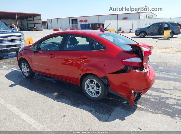 3FADP4BJ6KM162831 2019 FORD FIESTA Red Tył lewy