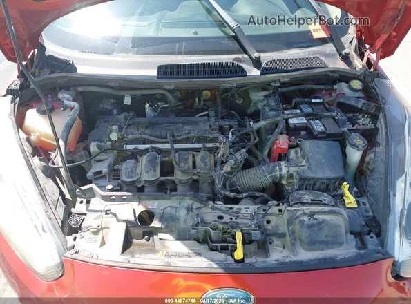 3FADP4BJ6KM162831 2019 FORD FIESTA Red Widok z tyłu