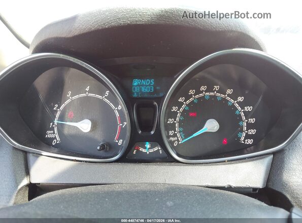3FADP4BJ6KM162831 2019 FORD FIESTA Red Widok tylnych siedzeń