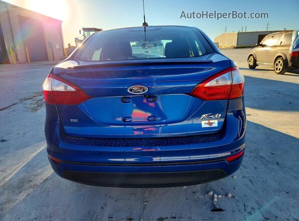 3FADP4BJ9JM109667 2018 FORD FIESTA Blue Հետևի տեսք