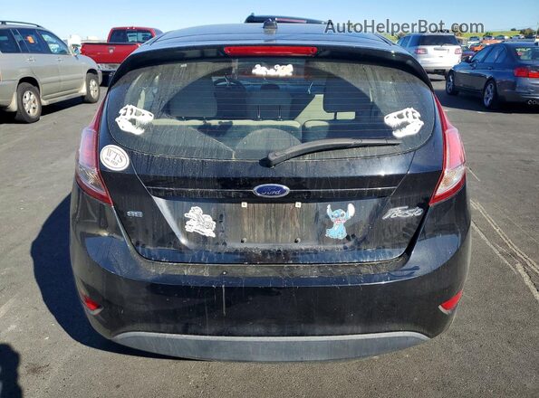 3FADP4EJ1HM147660 2017 FORD FIESTA Black Widok z tyłu