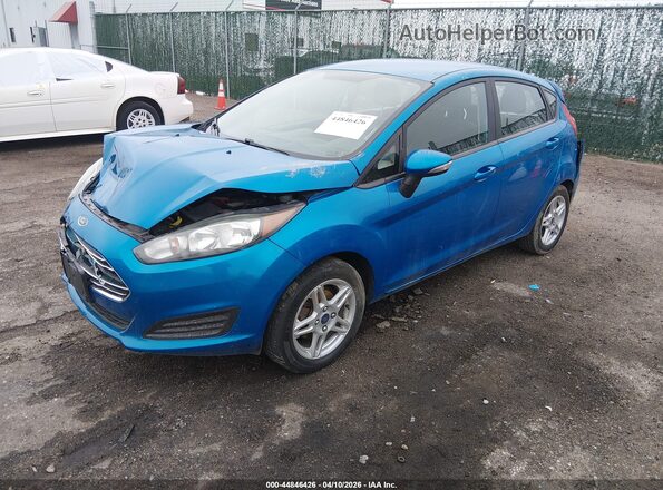3FADP4EJ5HM170052 2017 FORD FIESTA Синий Передняя левая четверть