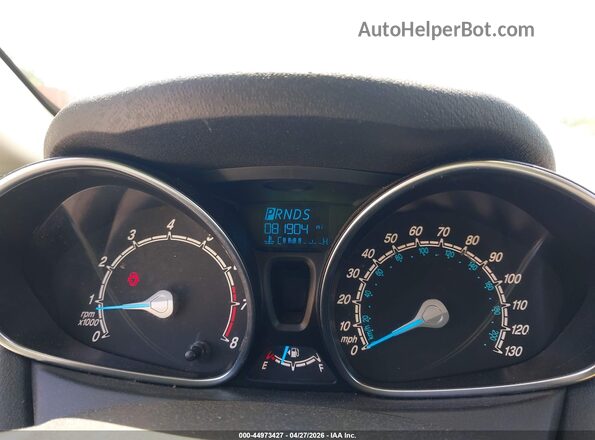 3FADP4EJ5KM145370 2019 FORD FIESTA White უკანა სავარძლების ხედი
