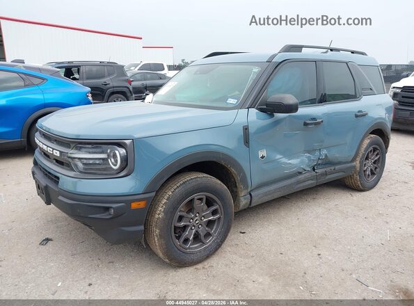 3FMCR9B60NRD65550 2022 FORD BRONCO SPORT Blue Przód lewy