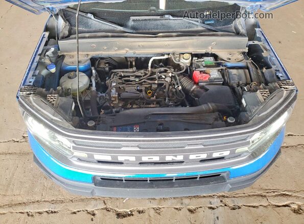 3FMCR9B63NRE01232 2022 FORD BRONCO Blue უკანა სალონის ხედი