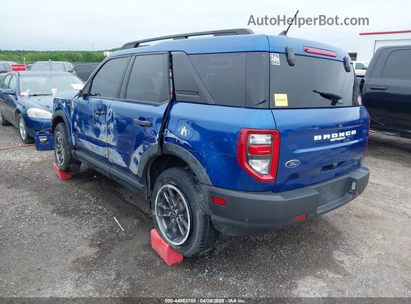 3FMCR9B67PRD68075 2023 FORD BRONCO SPORT Blue Trasero izquierdo