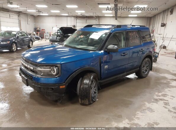 3FMCR9B67RRE17357 2024 FORD BRONCO SPORT Blue Передня ліва чверть