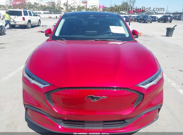 3FMTK1RM9MMA49778 2021 FORD MUSTANG MACH-E Red Вид щитка приладів