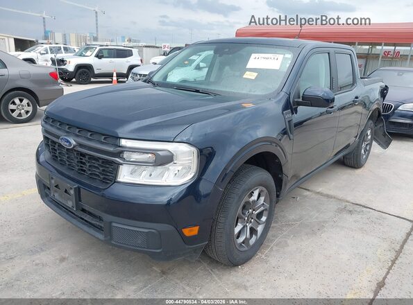 3FTTW8E90NRA06664 2022 FORD MAVERICK Dark Blue წინა მარცხენა ხედი სამი მეოთხედიდან