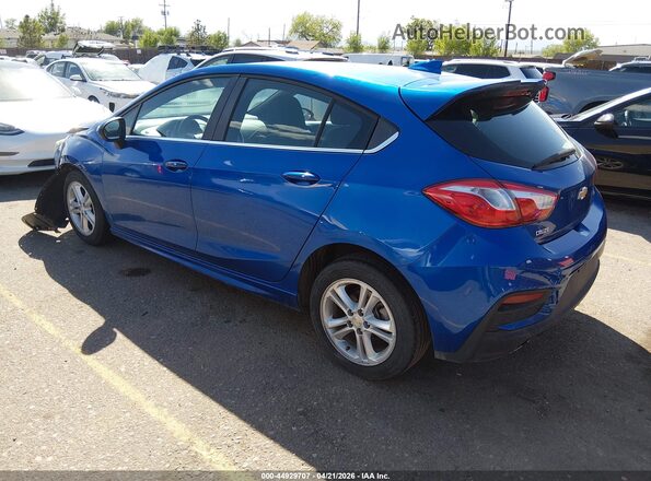 3G1BE6SM2JS525397 2018 CHEVROLET CRUZE Blue Задня ліва чверть