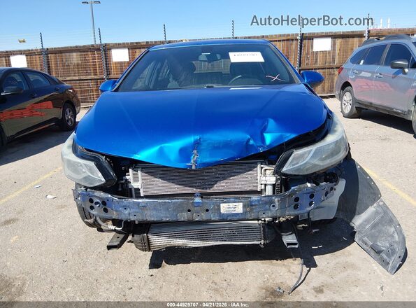 3G1BE6SM2JS525397 2018 CHEVROLET CRUZE Blue Вид задньої частини салону