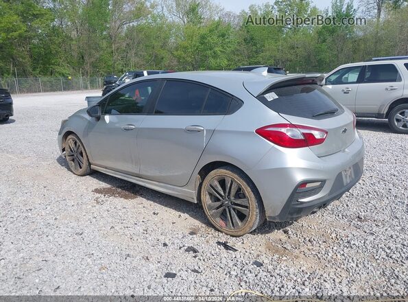 3G1BE6SM2JS571375 2018 CHEVROLET CRUZE Silver Trasero izquierdo