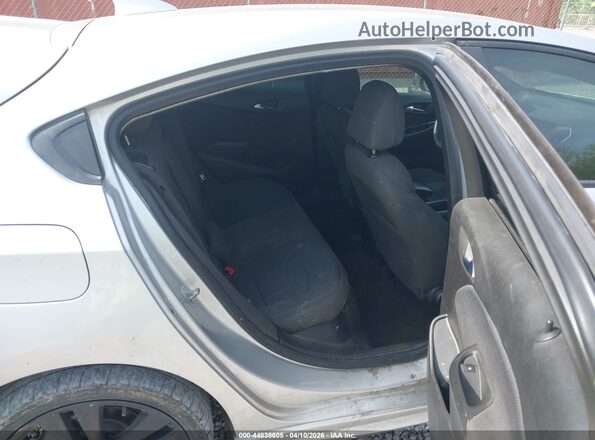 3G1BE6SM2JS571375 2018 CHEVROLET CRUZE Silver Vista de la etiqueta del VIN