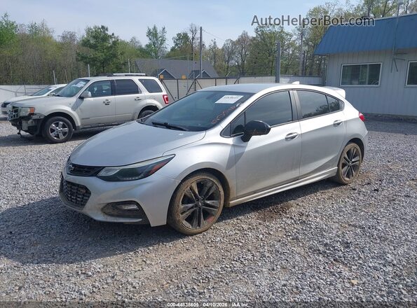 3G1BE6SM2JS571375 2018 CHEVROLET CRUZE Silver Vista tres cuartos delantera izquierda