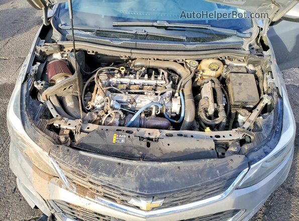 3G1BE6SM2JS604696 2018 CHEVROLET CRUZE Gray Սալոնի հետևի տեսք