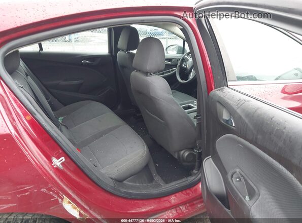 3G1BE6SM5JS650426 2018 CHEVROLET CRUZE Burgundy VIN sticker view