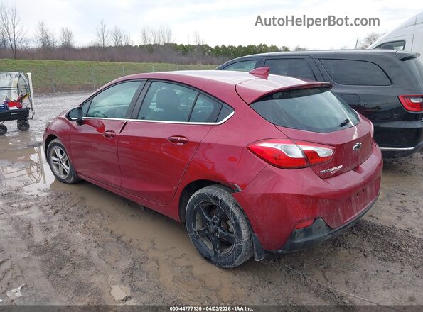 3G1BE6SM5JS650426 2018 CHEVROLET CRUZE Burgundy Rear left