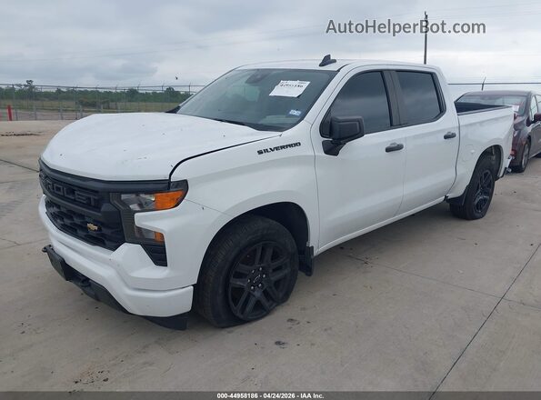 3GCPABEK9RG118980 2024 CHEVROLET SILVERADO White წინა მარცხენა ხედი სამი მეოთხედიდან