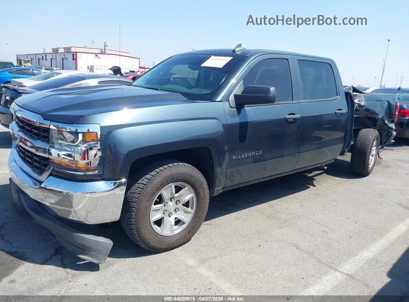 3GCPCNEH6JG476722 2018 CHEVROLET SILVERADO Серый Передняя левая четверть