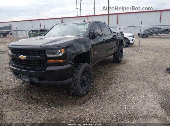 3GCPCPEC3JG642050 2018 CHEVROLET SILVERADO Black Vista tres cuartos delantera izquierda