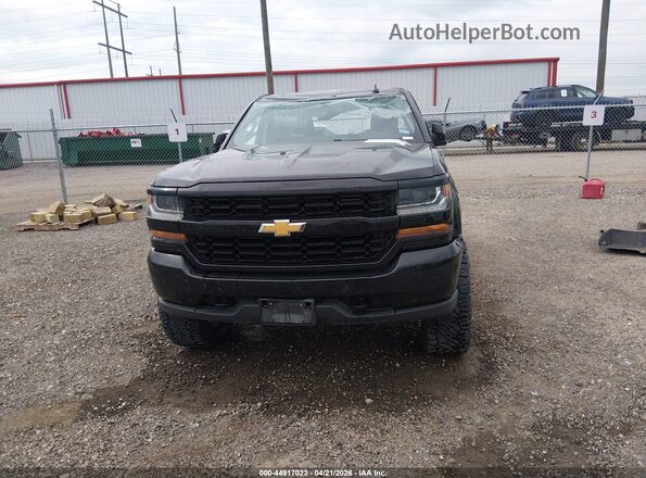 3GCPCPEC3JG642050 2018 CHEVROLET SILVERADO Black Vista del cuadro de instrumentos