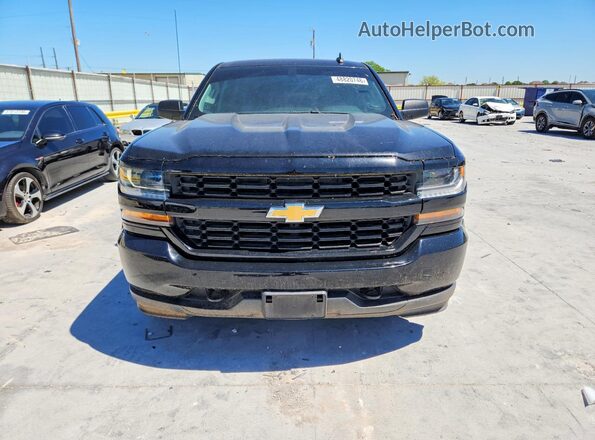 3GCPCPEHXJG277880 2018 CHEVROLET SILVERADO Black წინა ხედი