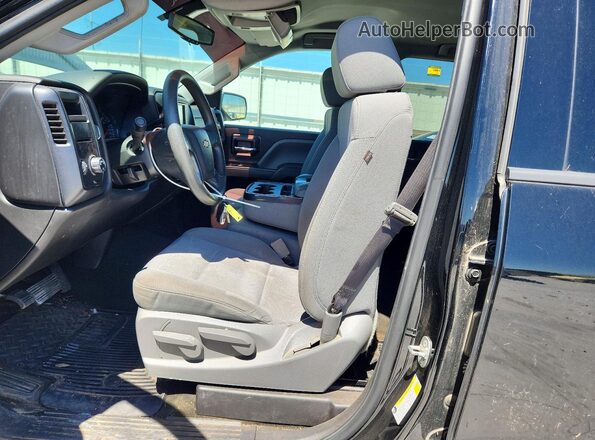 3GCPCPEHXJG277880 2018 CHEVROLET SILVERADO Black წინა სალონის ხედი