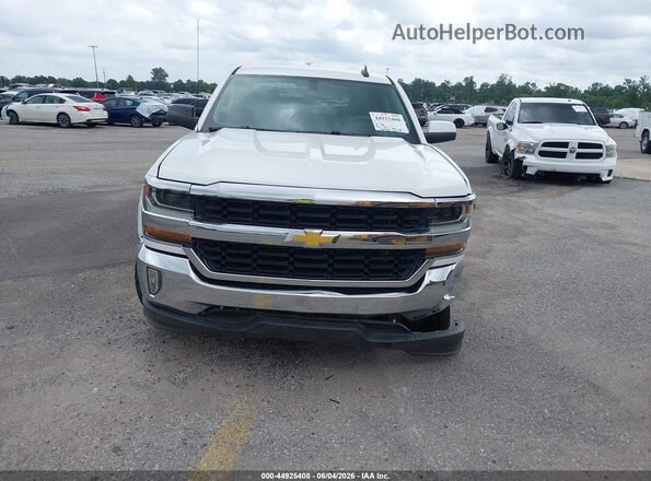3GCPCREC2JG110557 2018 CHEVROLET SILVERADO Белый Вид щитка приборов