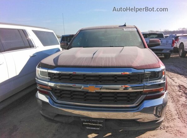3GCPCREC6JG526501 2018 CHEVROLET SILVERADO Burgundy Vista frontal