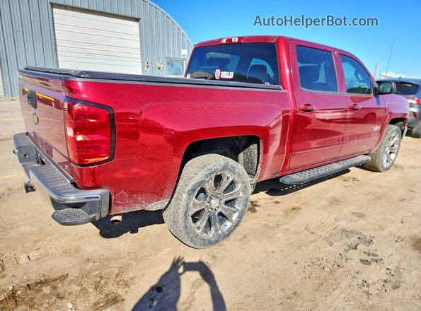 3GCPCREC6JG526501 2018 CHEVROLET SILVERADO Burgundy Trasero derecho