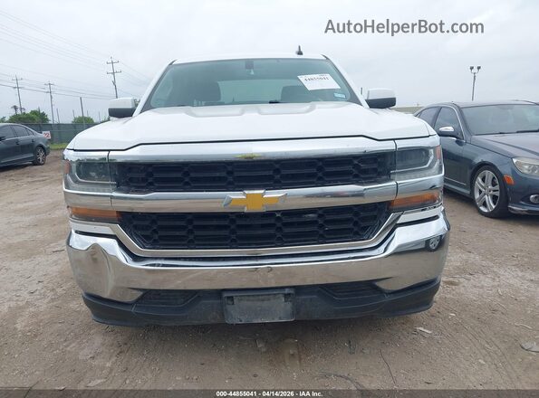 3GCPCREH4JG279877 2018 CHEVROLET SILVERADO White Instrument cluster view