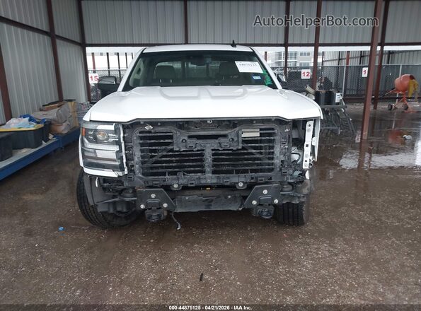 3GCPCSEC0JG235385 2018 CHEVROLET SILVERADO Белый Вид щитка приборов