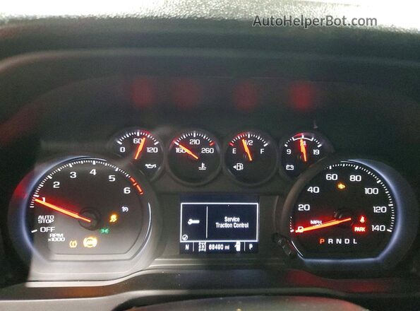 3GCPDBEKXNG518645 2022 CHEVROLET SILVERADO Silver Սարքավորումների վահանակի տեսք