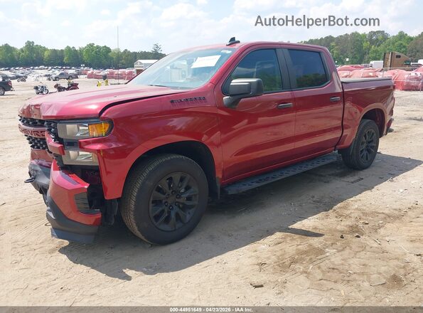 3GCPWBEK1NG106947 2022 CHEVROLET SILVERADO Red Առջևի ձախ երեք քառորդ տեսարան